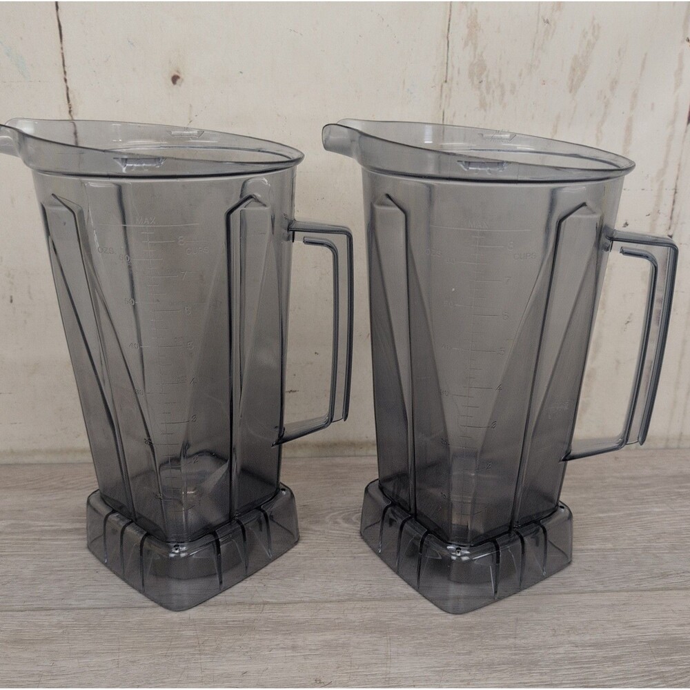 Lot Of 2 Replacement Containers For Vitamix  Dry & Wet 60oz Pitchers Only